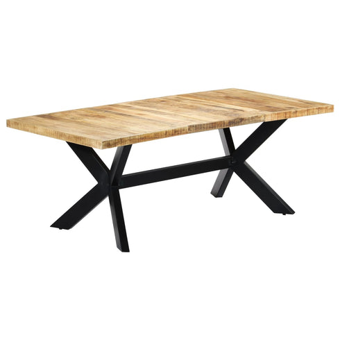 Rustika Rowe -  Dining Table 200x100x75 cm Solid Mango Wood